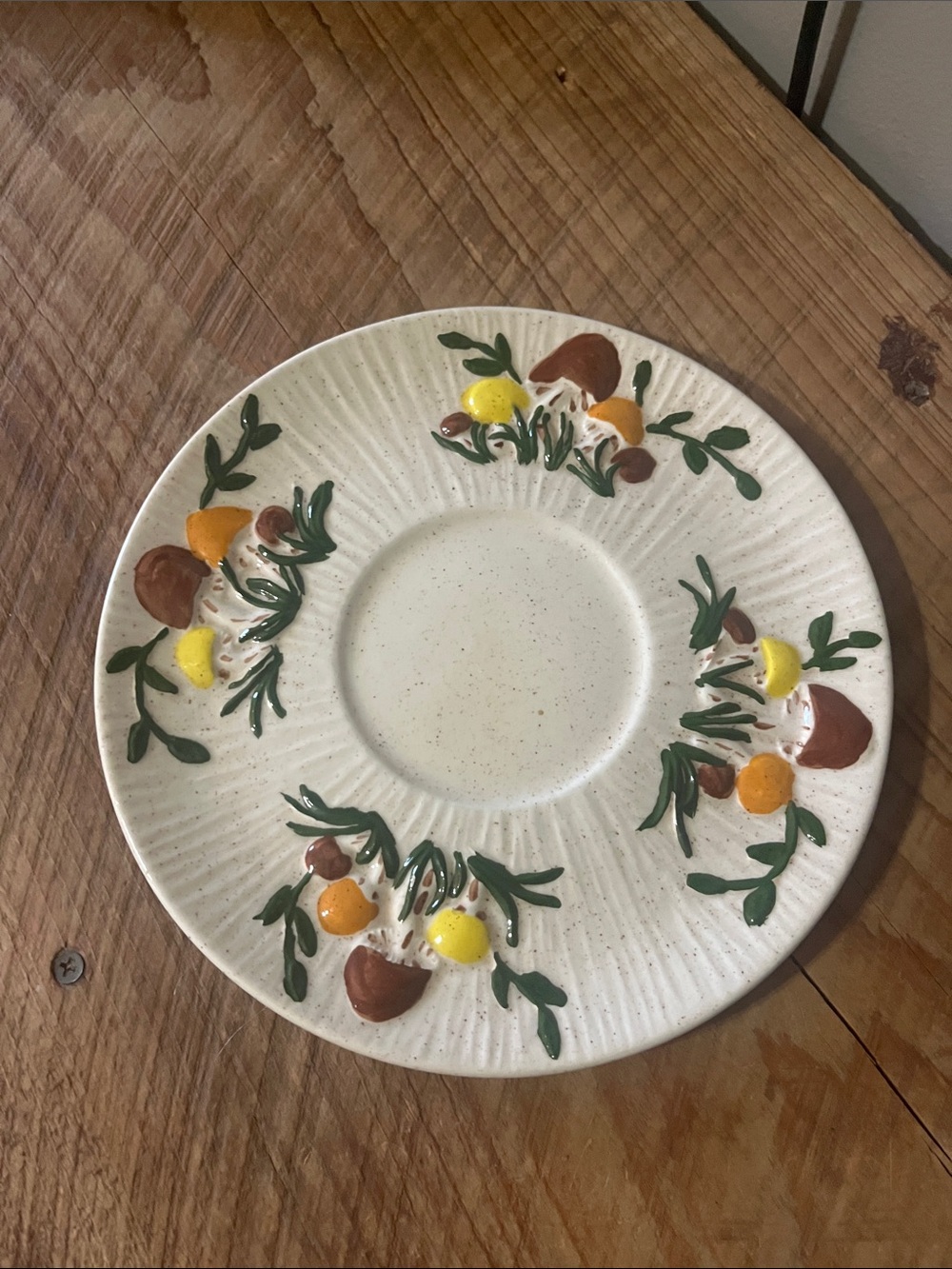 Arnels Hand-Painted Ceramic Soup Plate